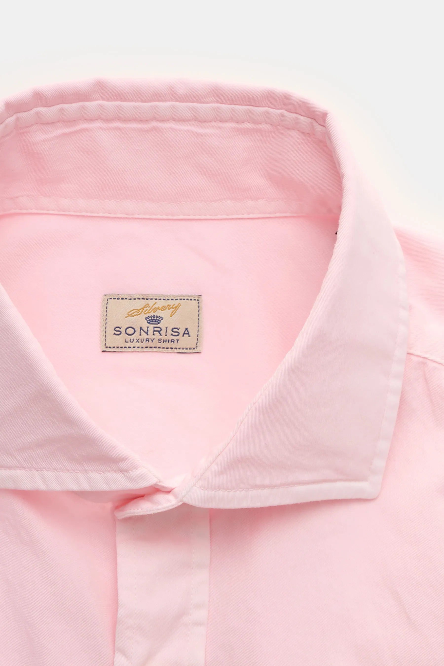 Sonrisa - Herren - Casual Hemd Haifisch-Kragen rosé – Bild 2