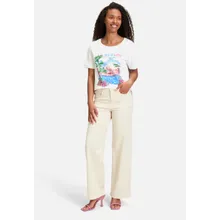 Basic Shirt mit Aufdruck