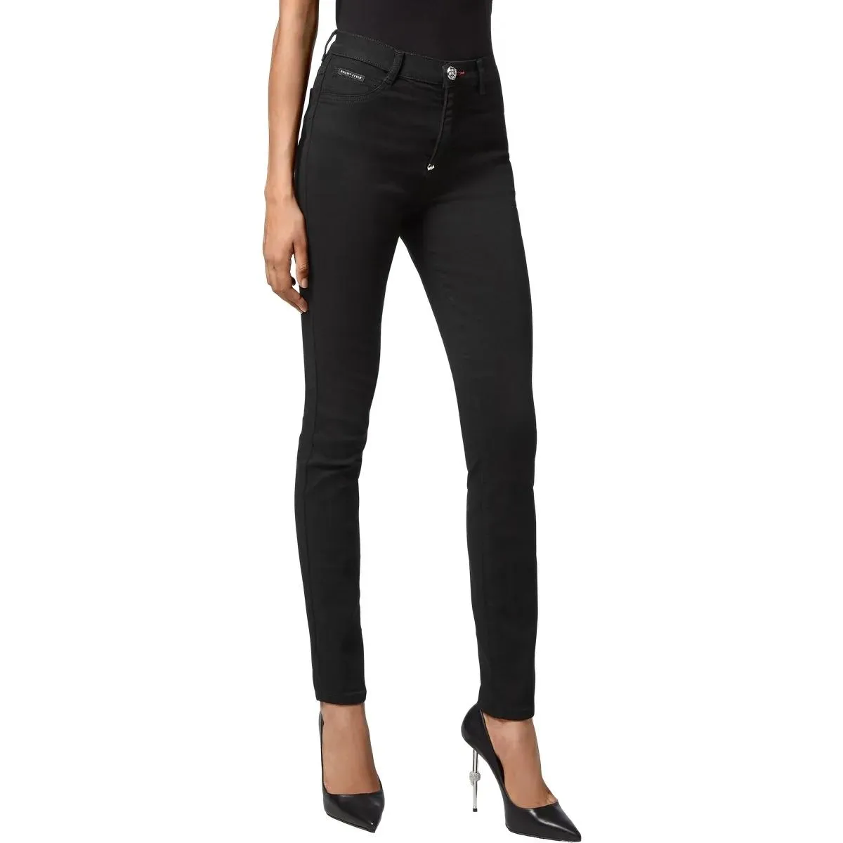 Philipp Plein - Jeggings - Größe 26 - schwarz – Bild 3