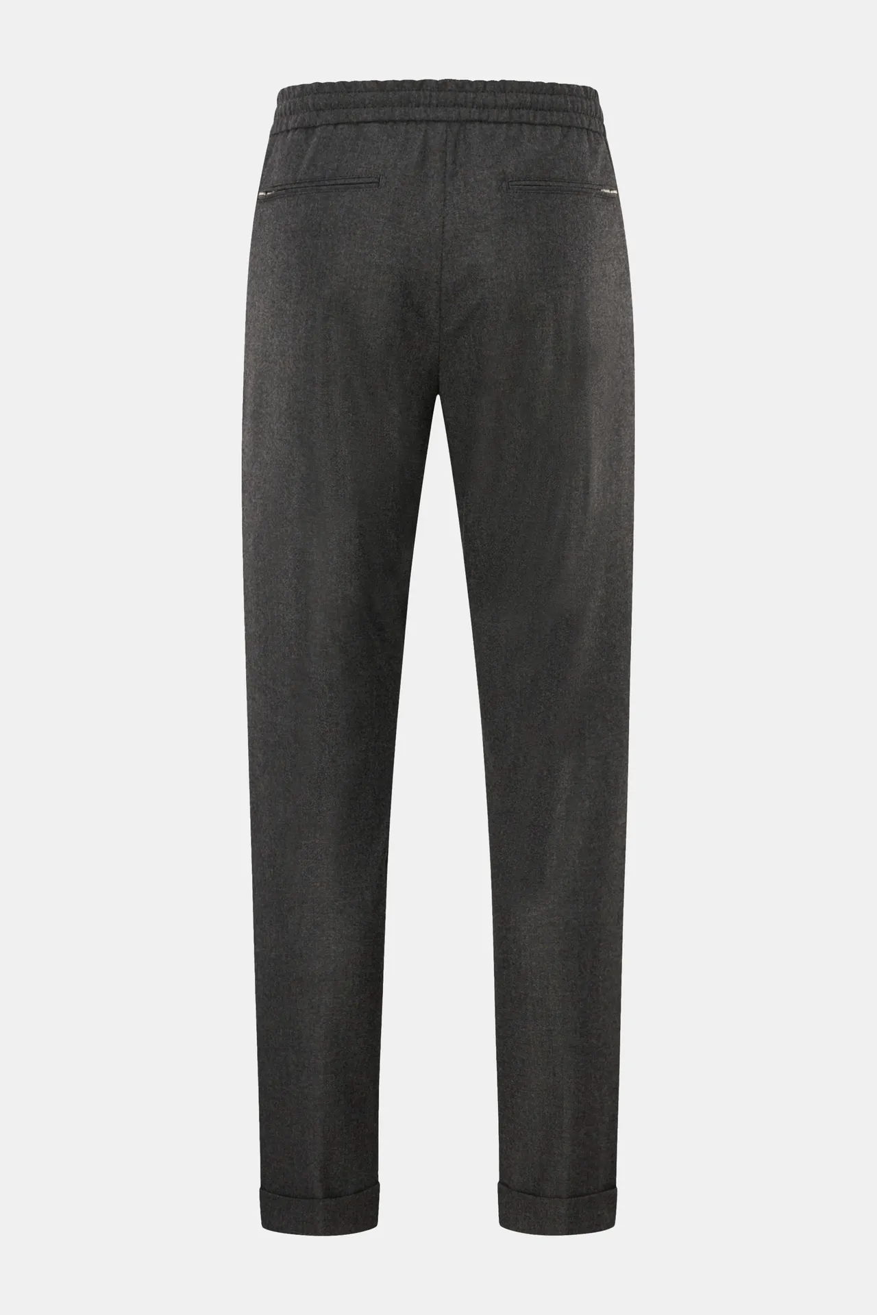 Marco Pescarolo - Herren - Cashmere Jogpants 'Caracciolo' dunkelgrau meliert – Bild 2