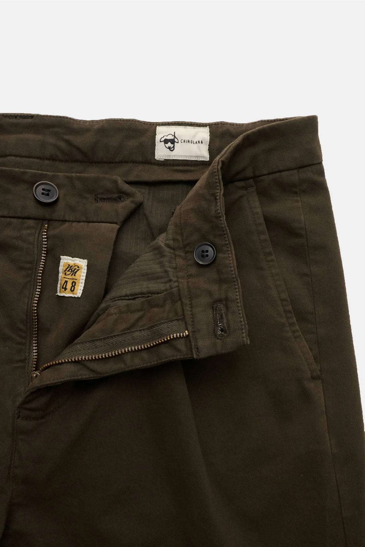 Mason's - Herren - Chino 'Osaka Style' khaki – Bild 4