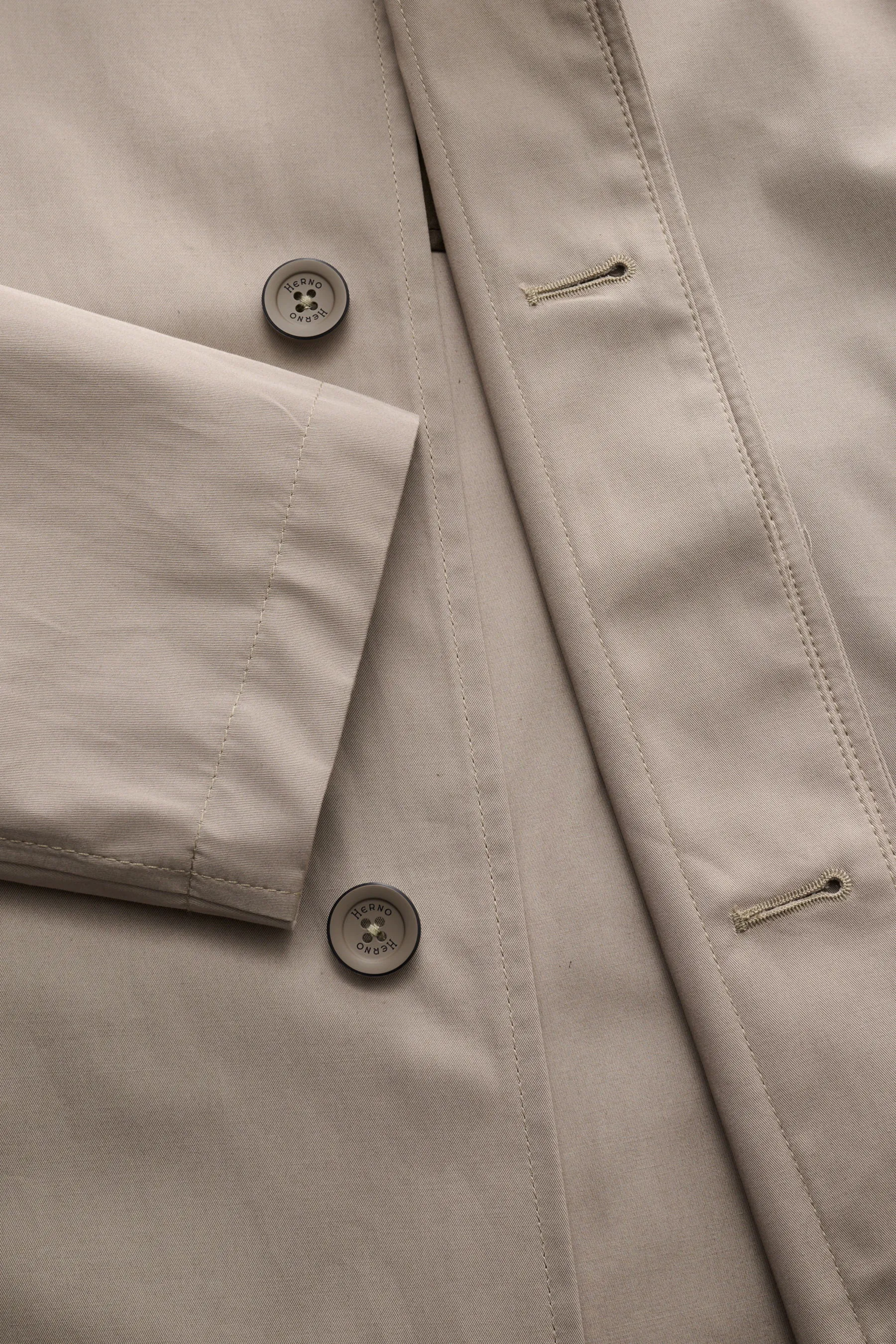 Herno - Herren - Mantel taupe – Bild 4