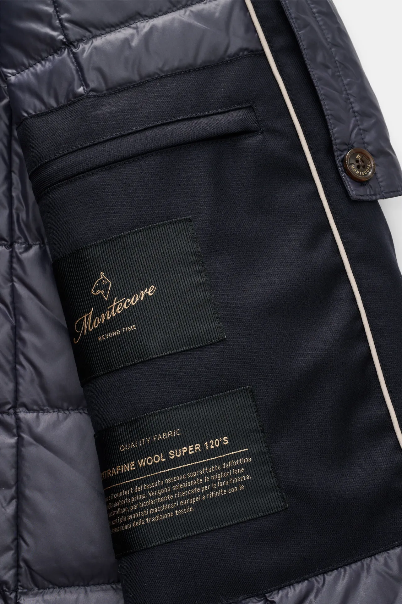 Montecore - Herren - Daunen-Kurzmantel navy – Bild 7