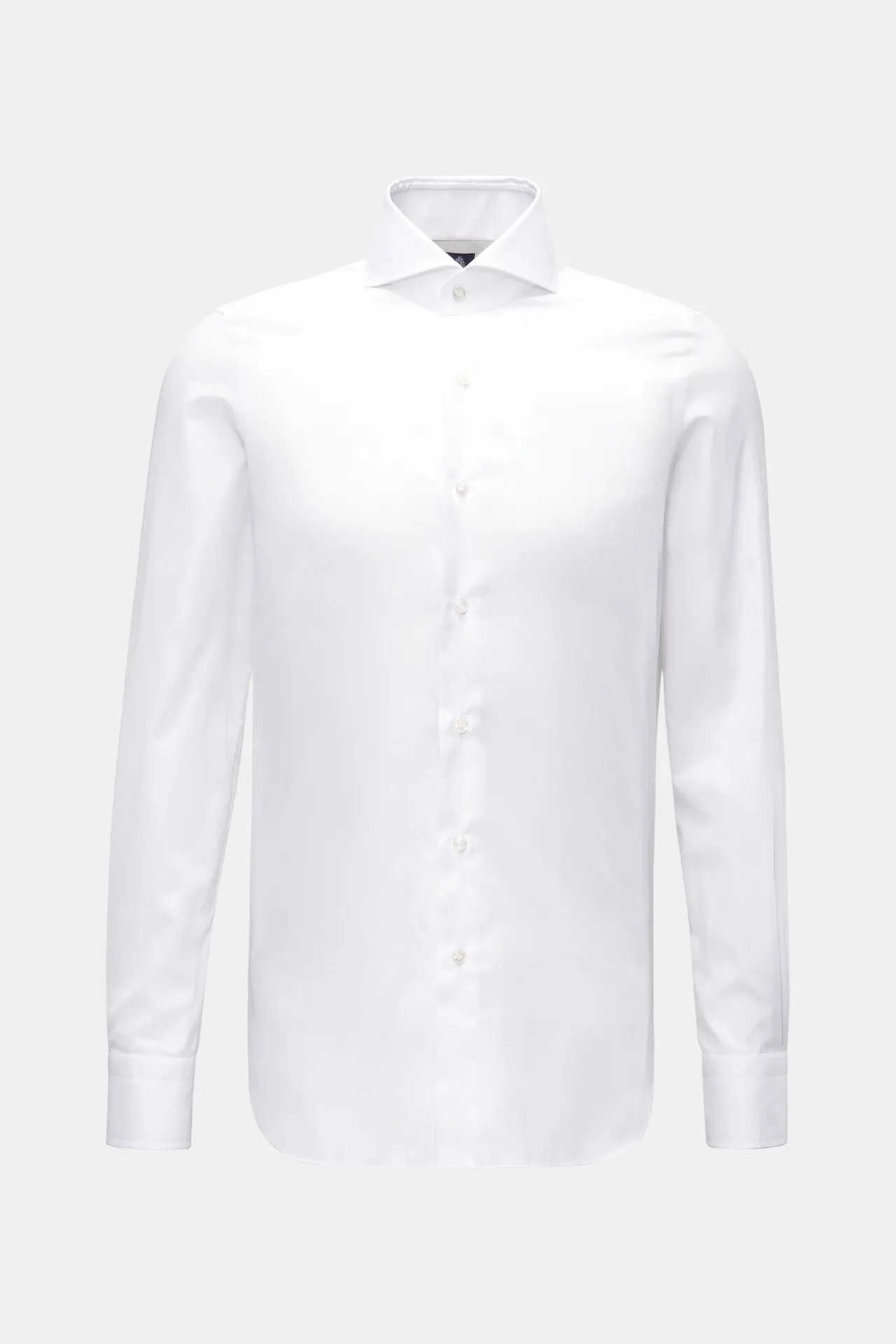 Finamore - Herren - Business Hemd %27Sergio Napoli%27 Haifisch-Kragen weiß Finamore - Herren - Business Hemd %27Sergio Napoli%27 Haifisch-Kragen weiß