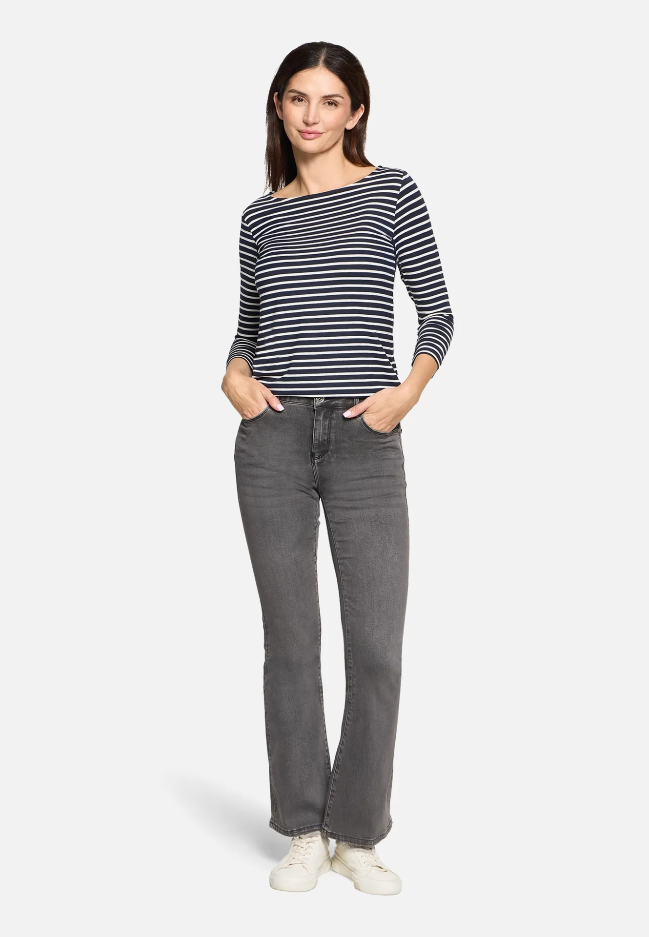 Basic Shirt mit Ringel – Bild 2