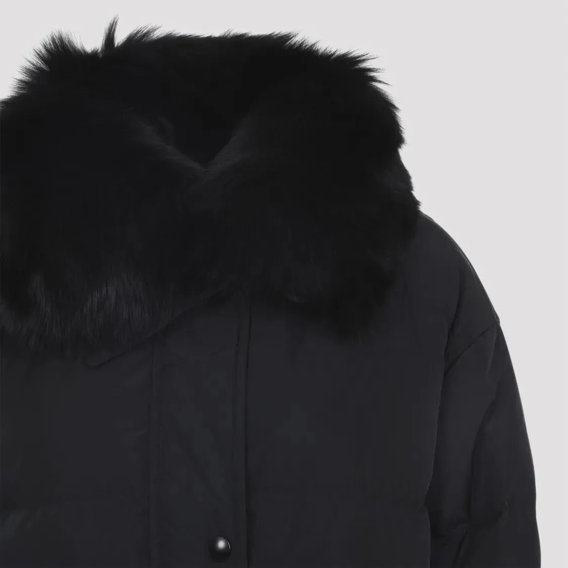 Yves Salomon - Polyester Down Jacket - Größe 38 - schwarz – Bild 3