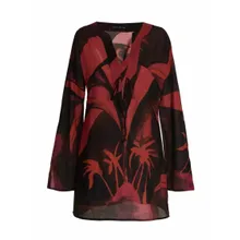 Louisa Ballou - Printed Short Kaftano - Größe S - bunt Louisa Ballou - Printed Short Kaftano - Größe S - bunt