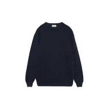 Roy Rogers - Solid Color Wool Blend Sweater - Größe M - blau Roy Rogers - Solid Color Wool Blend Sweater - Größe M - blau