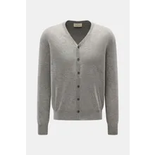 Bruno Manetti - Herren - Cashmere Cardigan grau meliert Bruno Manetti - Herren - Cashmere Cardigan grau meliert