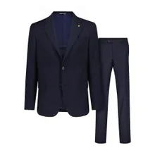 Alessandro Gilles - Zweiteiliger Anzug aus Schurwoll-Mix 4770238231381 - Größe 54 - black Alessandro Gilles - Zweiteiliger Anzug aus Schurwoll-Mix 4770238231381 - Größe 54 - black