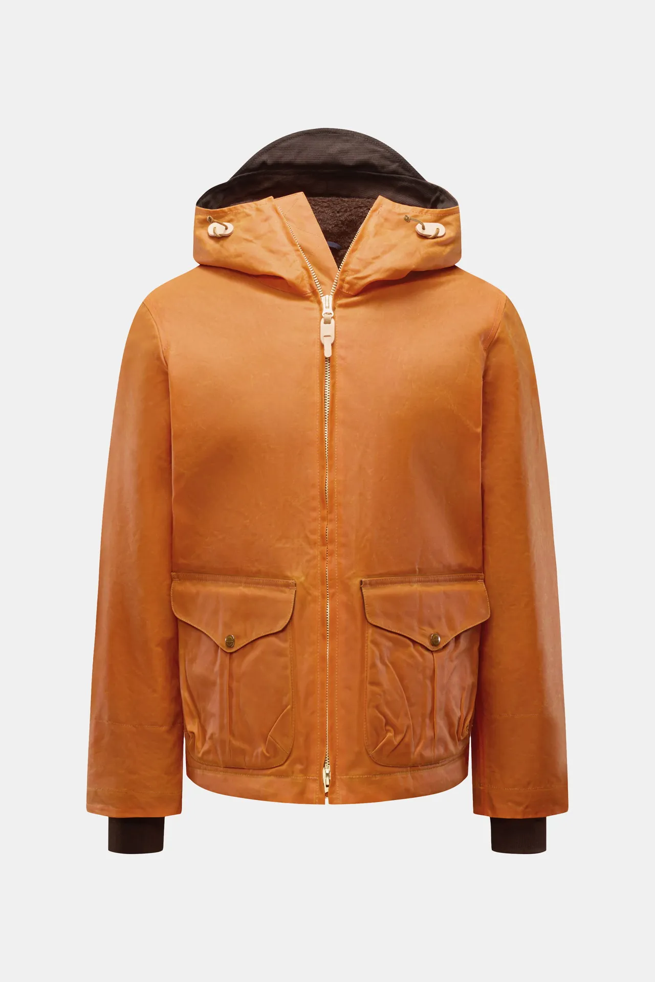 Manifattura Ceccarelli - Herren - Wachsjacke %27Blazer Coat%27 orange Manifattura Ceccarelli - Herren - Wachsjacke %27Blazer Coat%27 orange