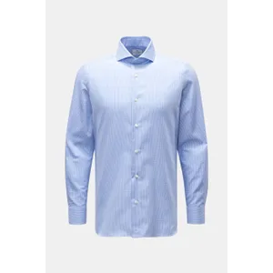 Giampaolo - Herren - Business Hemd Haifisch-Kragen hellblau/weiß kariert Giampaolo - Herren - Business Hemd Haifisch-Kragen hellblau/weiß kariert