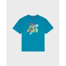 Vilebrequin - Big Turtle Oversize-t-shirt Aus Bio-baumwolle Für Jungen - T-shirt - Galileo - Blau - Größe 14 Vilebrequin - Big Turtle Oversize-t-shirt Aus Bio-baumwolle Für Jungen - T-shirt - Galileo - Blau - Größe 14