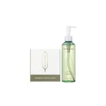Double Cleansing Set – Mit Bamboo Facial Soap Double Cleansing Set – Mit Bamboo Facial Soap