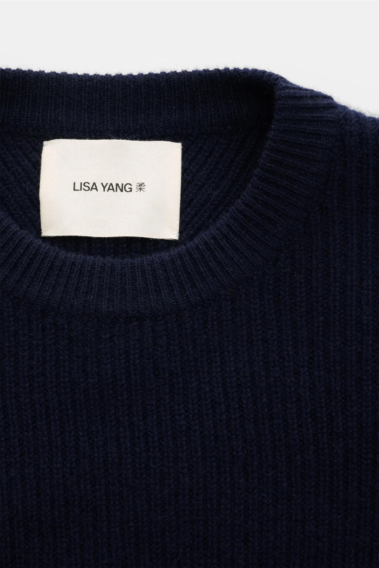 Lisa Yang - Herren - Cashmere Rundhalspullover 'William' navy – Bild 2
