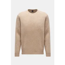 Fedeli - Herren - Cashmere Rundhalspullover %27Argentina%27 beige meliert Fedeli - Herren - Cashmere Rundhalspullover %27Argentina%27 beige meliert