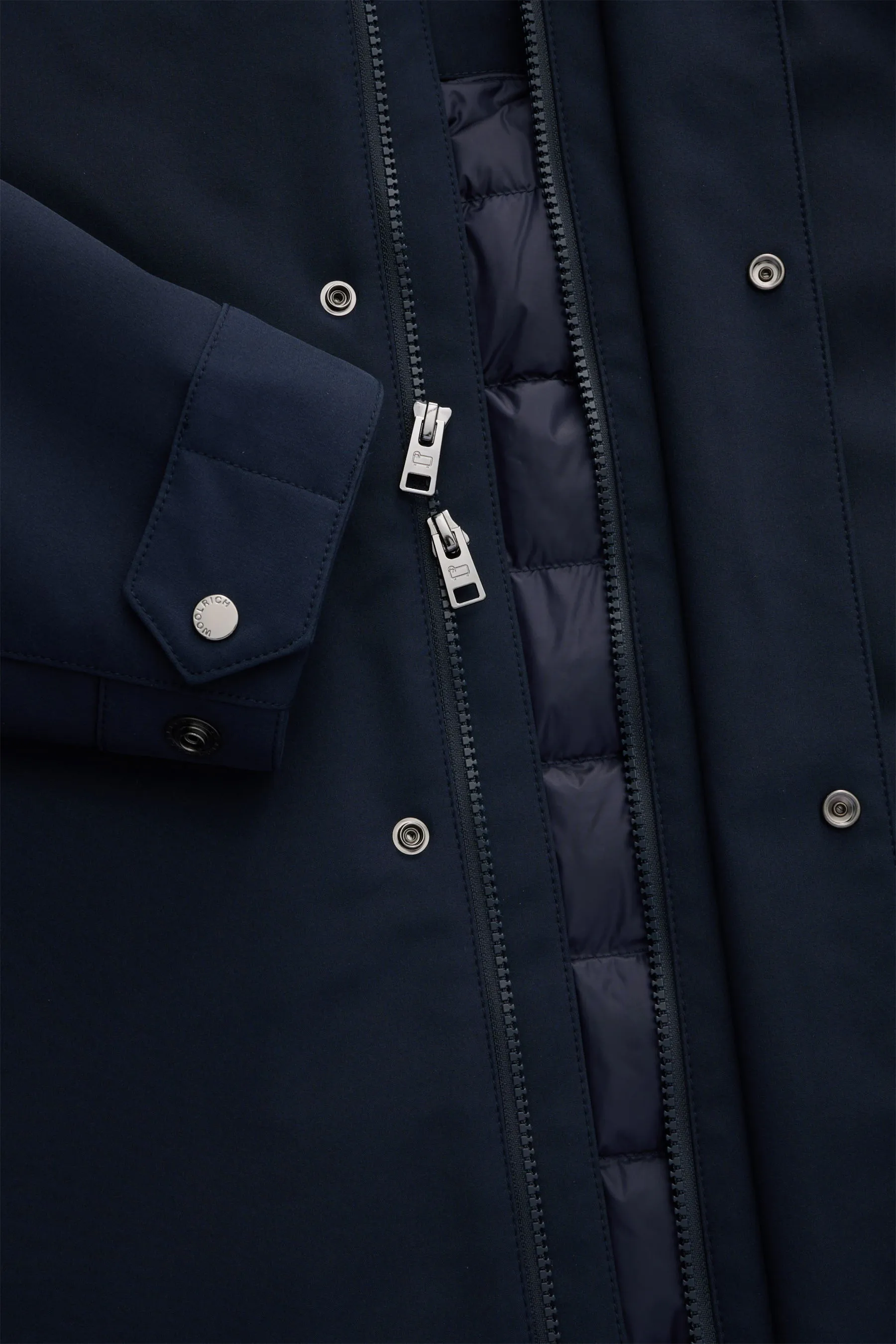 Woolrich - Herren - Softshell-Daunenjacke 'Barrow' navy – Bild 4