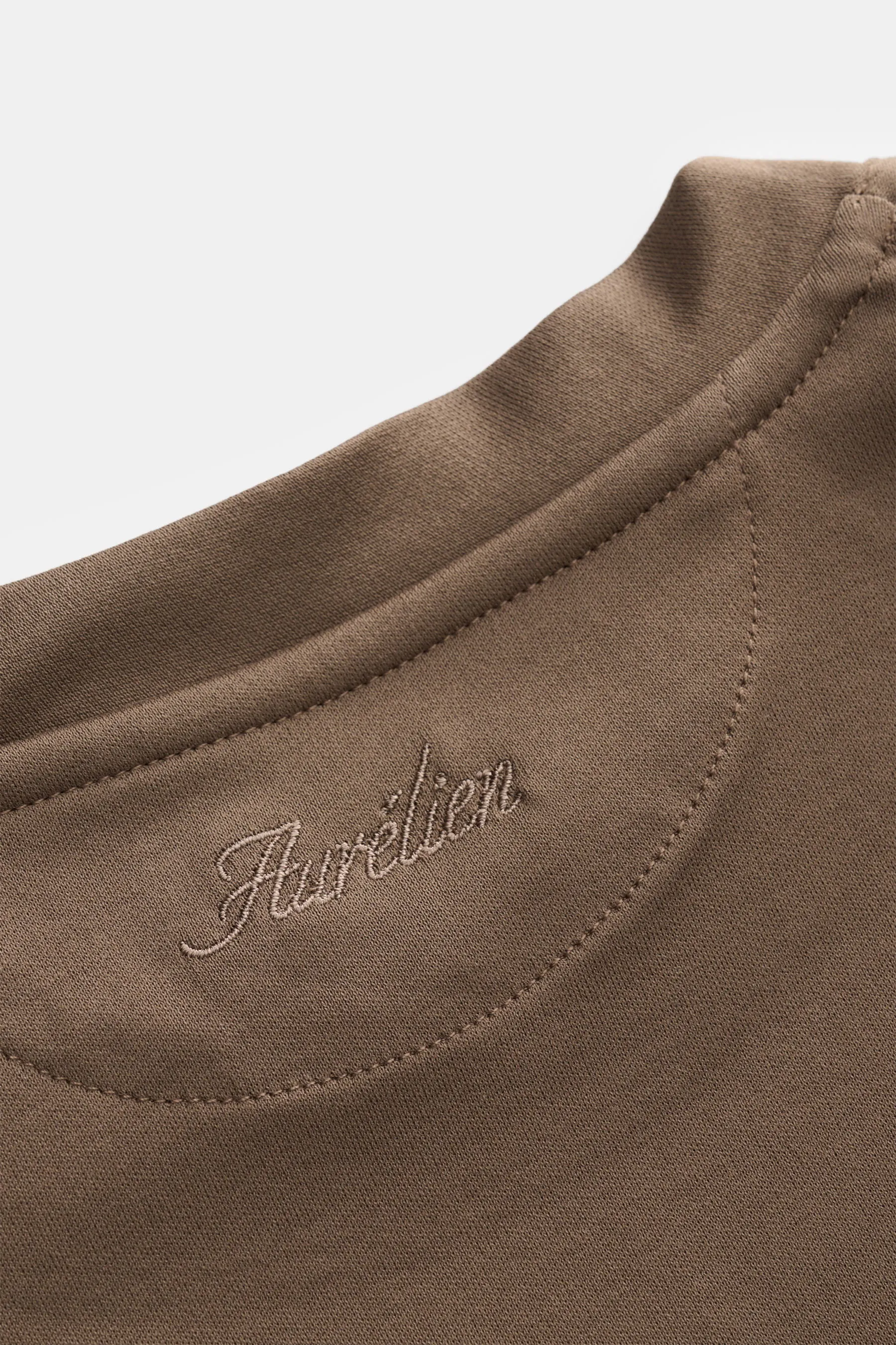 Aurélien - Herren - Rundhals-T-Shirt khaki – Bild 5