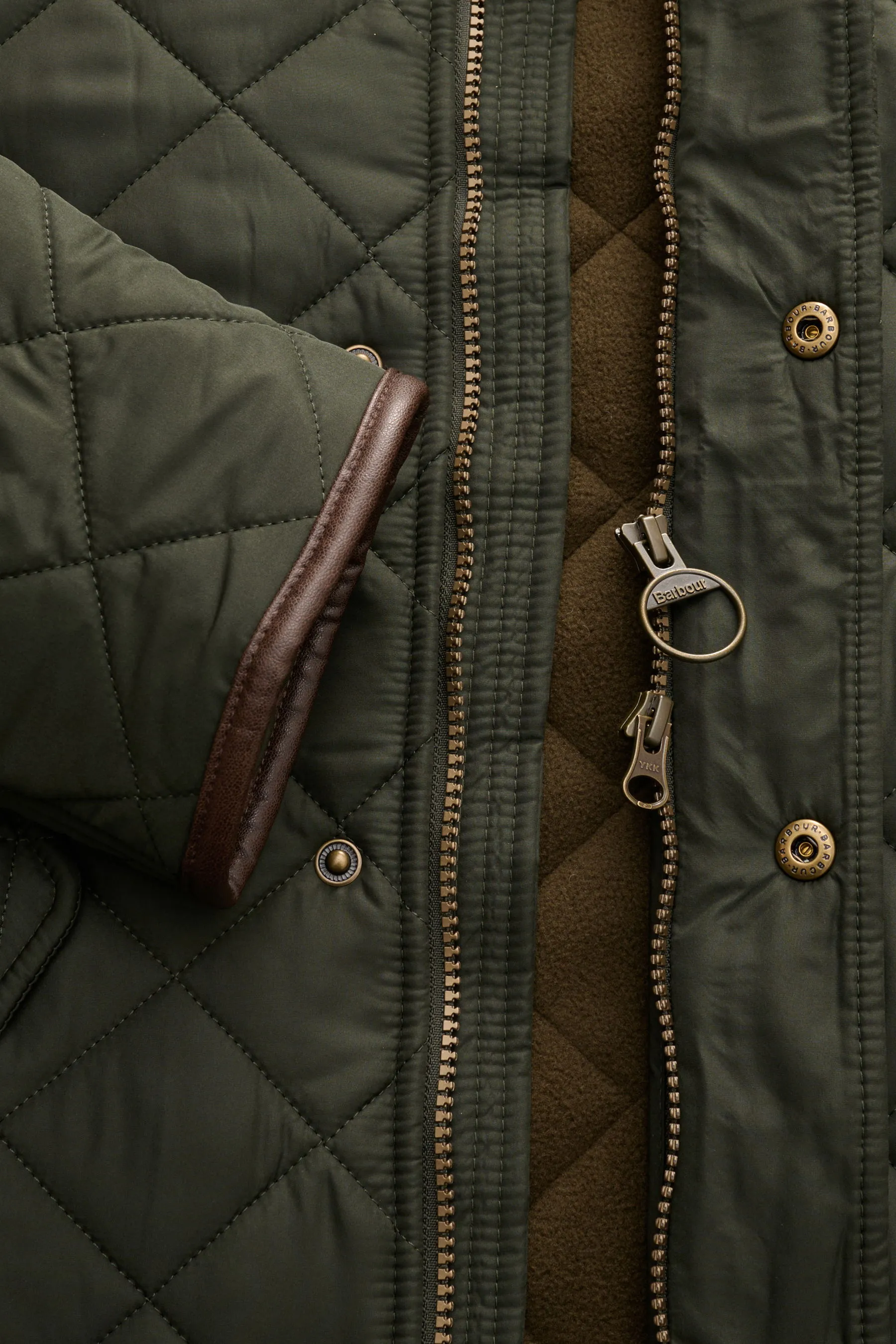 Barbour - Herren - Steppjacke 'Powell Quilt' dunkelgrün – Bild 4