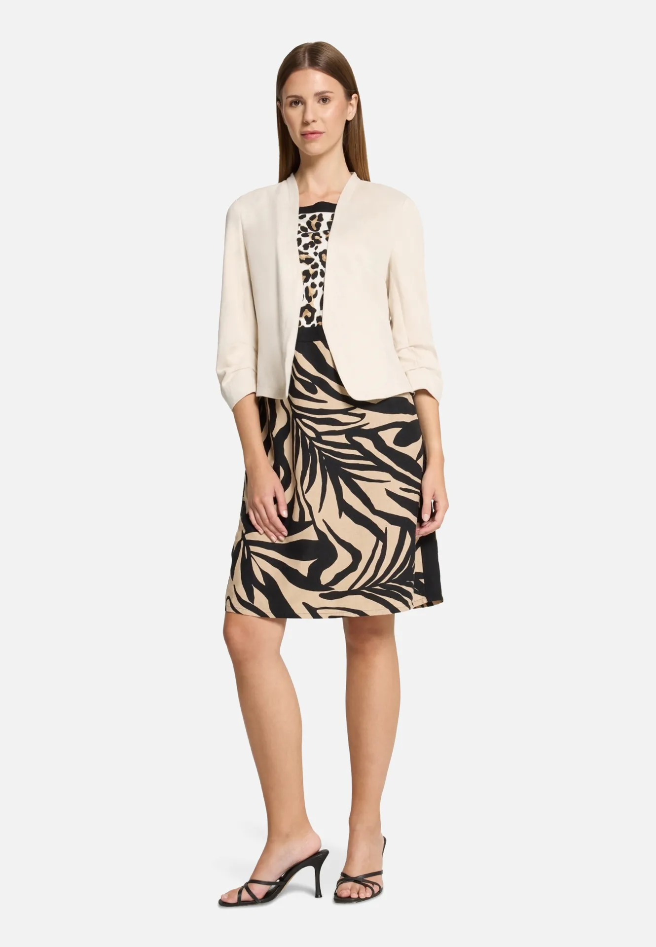 Blazer-Jacke mit 3/4 Arm – Bild 2