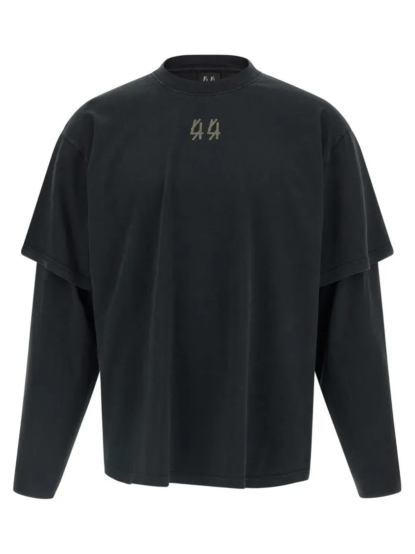 44 Label Group - Double Sleeve%27 T-Shirt - Größe XL - schwarz 44 Label Group - Double Sleeve%27 T-Shirt - Größe XL - schwarz