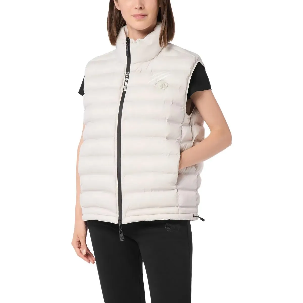 Plein Sport - Kurze Weste - Größe S - weiß – Bild 4