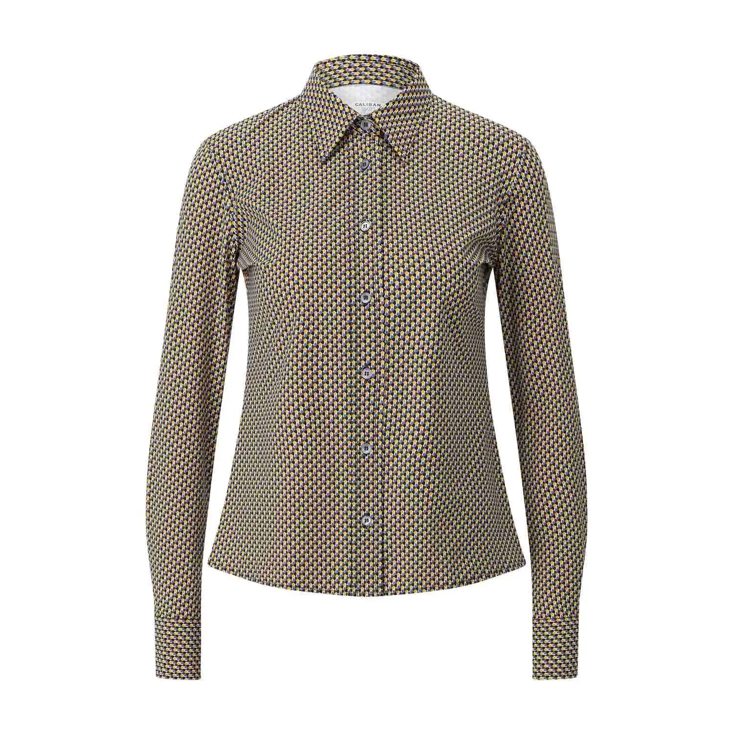 CALIBAN - Skin Like Hemdbluse mit Muster - Größe 34 - bunt CALIBAN - Skin Like Hemdbluse mit Muster - Größe 34 - bunt