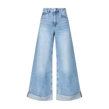 Adriano Goldschmied - Wide Leg Cotton Denim Jeans - Größe 27 - blau Adriano Goldschmied - Wide Leg Cotton Denim Jeans - Größe 27 - blau