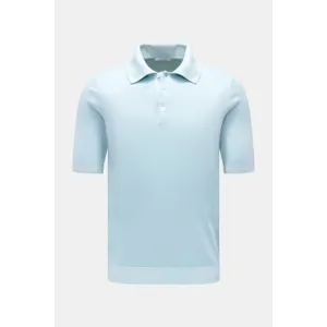 Malo - Herren - Kurzarm-Strickpolo hellblau Malo - Herren - Kurzarm-Strickpolo hellblau