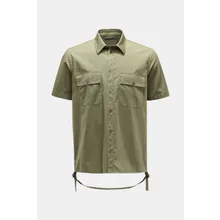 Helmut Lang - Herren - Kurzarmhemd schmaler Kragen oliv Helmut Lang - Herren - Kurzarmhemd schmaler Kragen oliv