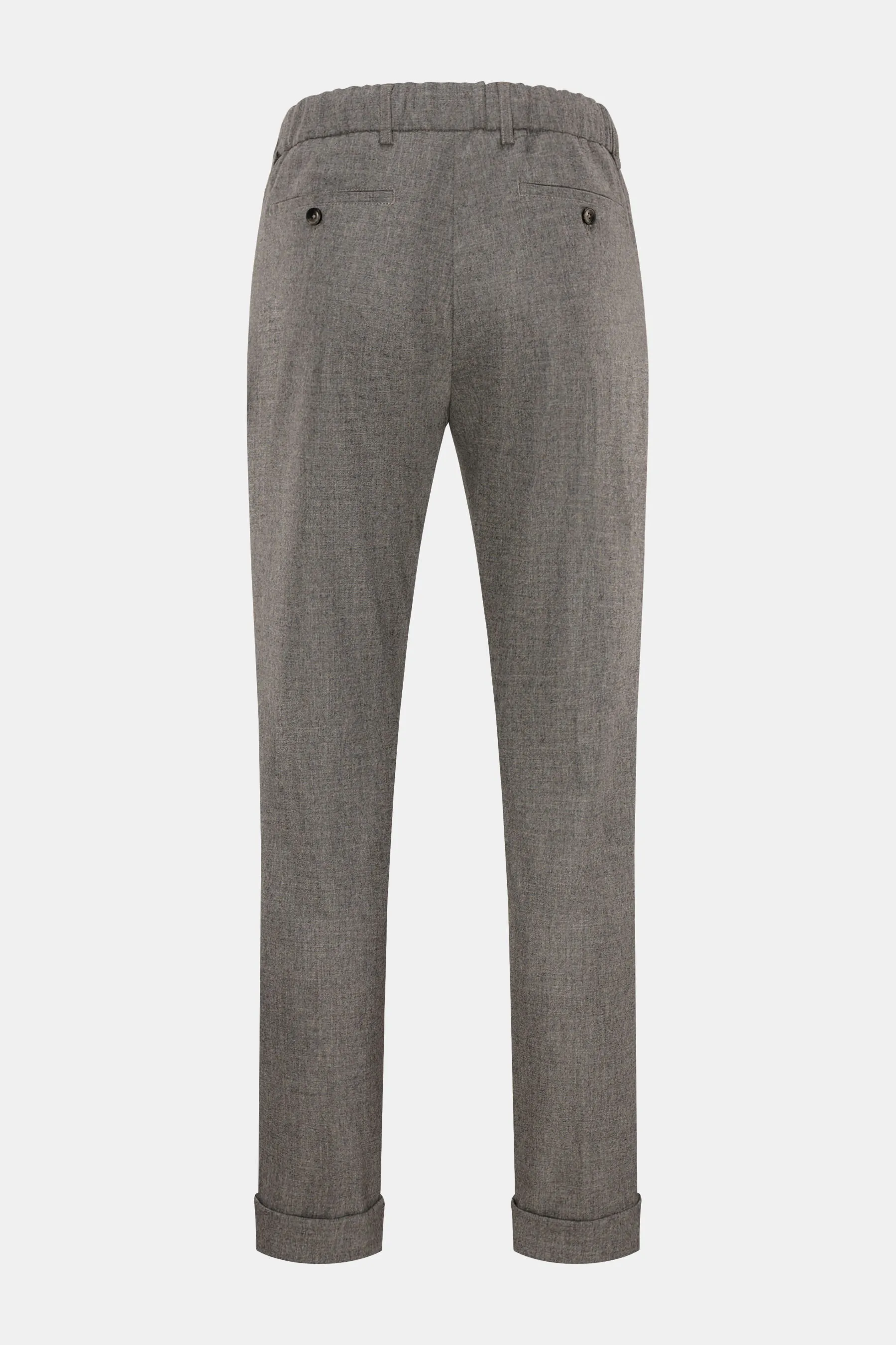 Marco Pescarolo - Herren - Woll-Jogpants 'Manu' grau meliert – Bild 2