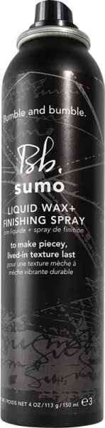 Bumble and bumble Sumo Liquid Wax Finishing Spray 150 ml. Bumble and bumble Sumo Liquid Wax Finishing Spray 150 ml.