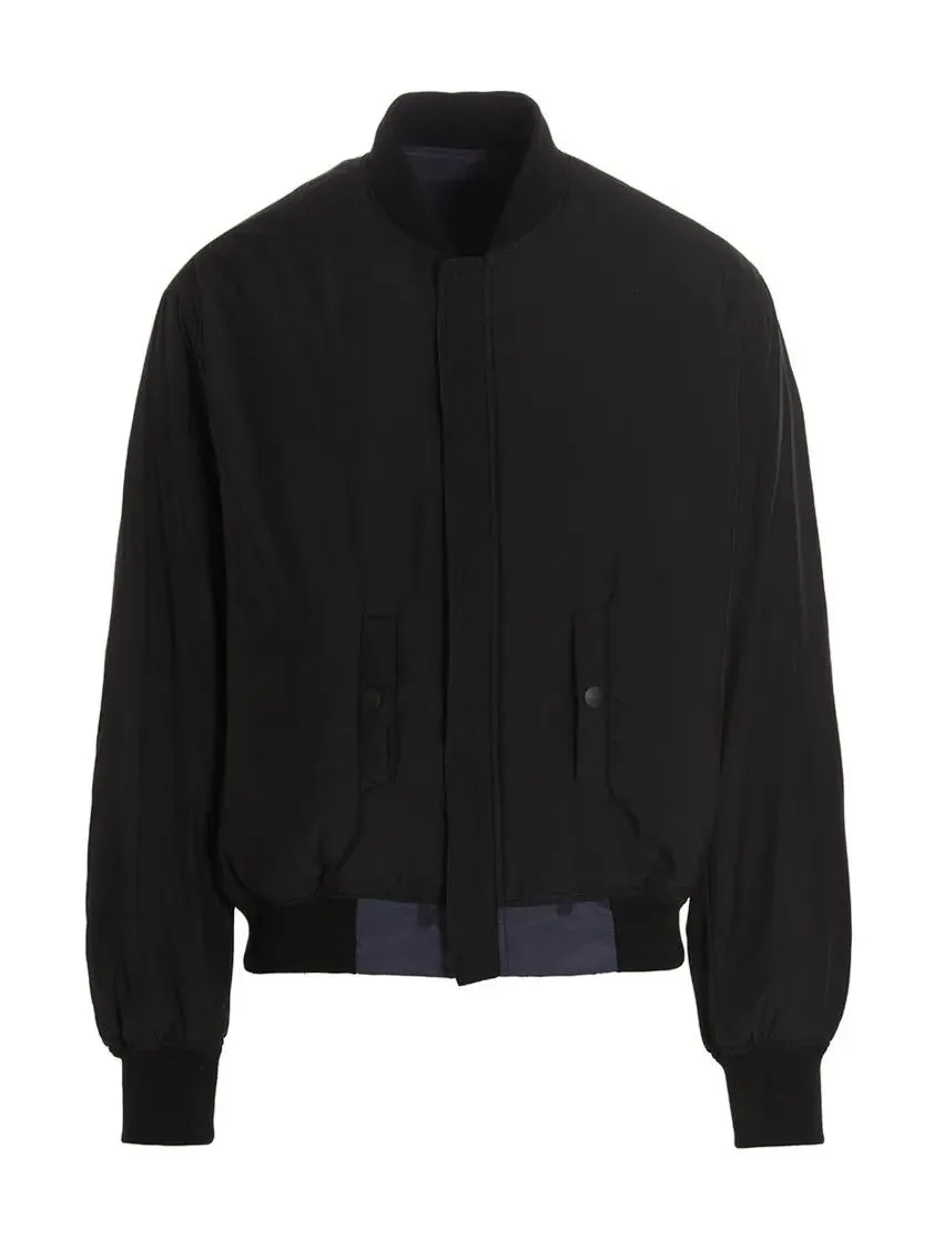 424 - Reversible Logo Bomber Jacket. - Größe S - blau – Bild 3