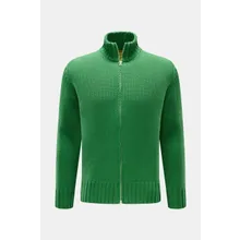 B.F. Knitwear - Herren - Merino Strickjacke grün B.F. Knitwear - Herren - Merino Strickjacke grün