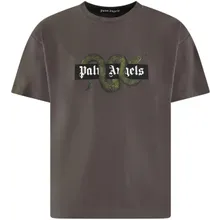 Palm Angels - Heren Snake Box T-Shirt Grijs - Größe M - grau Palm Angels - Heren Snake Box T-Shirt Grijs - Größe M - grau