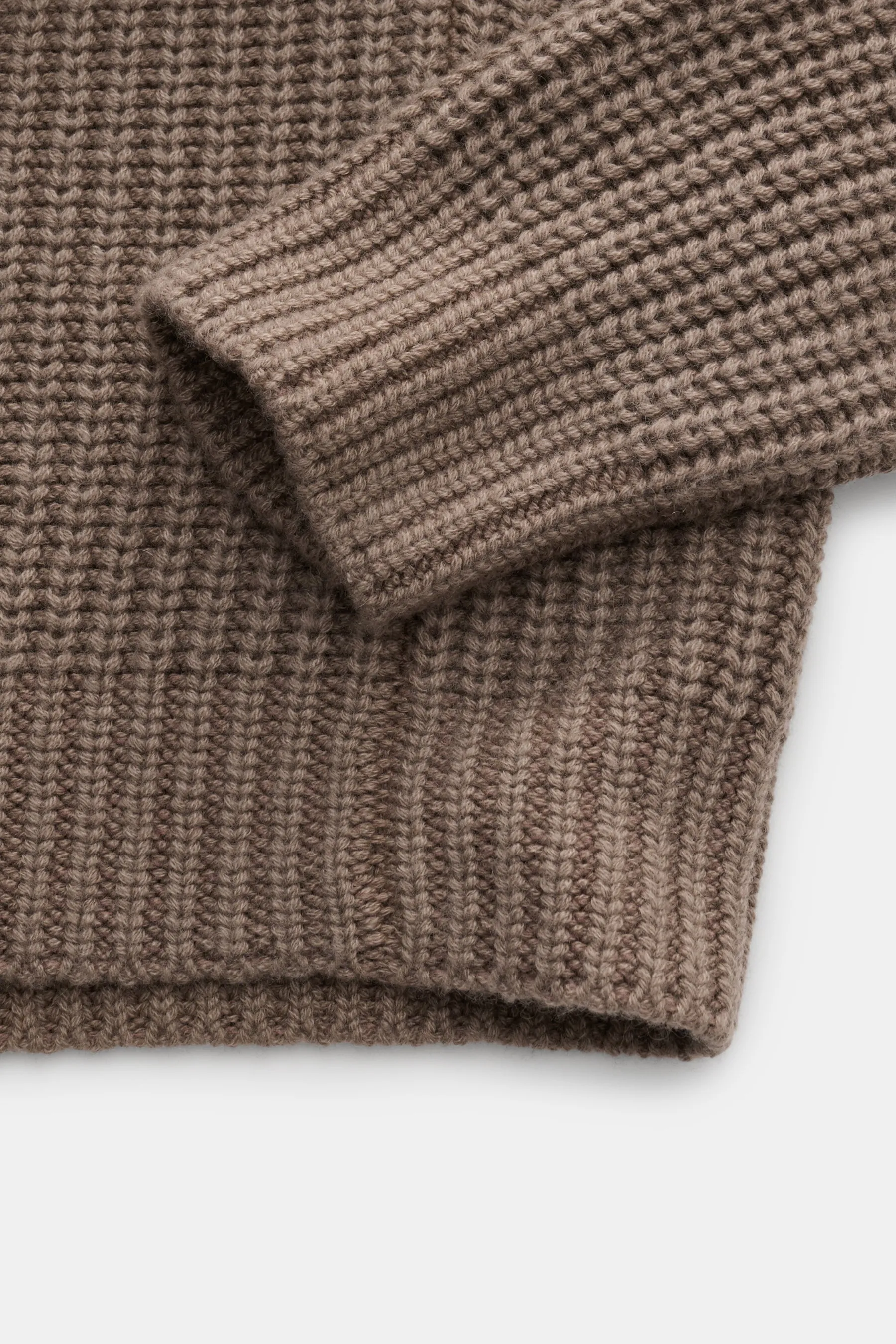 Iris von Arnim - Herren - Cashmere Rundhalspullover 'Arlington' taupe – Bild 3