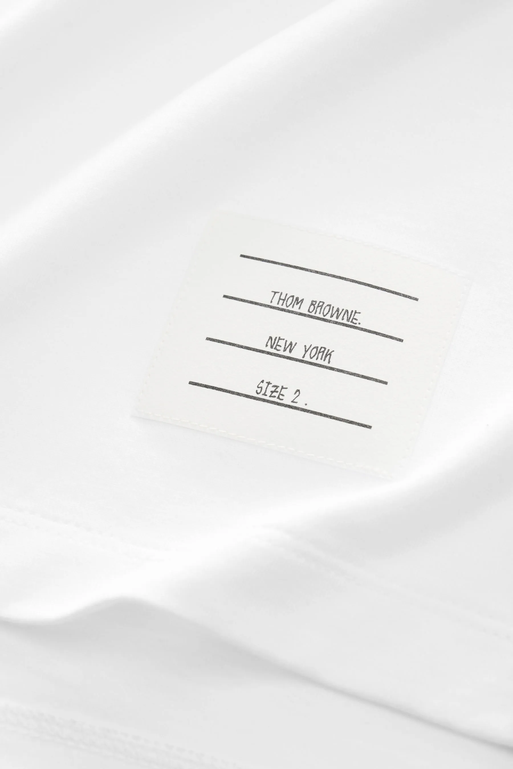 Thom Browne - Herren - Rundhals-T-Shirt weiß – Bild 4