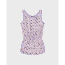 Vilebrequin - Micro Ronde Des Tortues Playsuit Aus Bio-baumwolle Für Mädchen - Com - Girafa - Violett - Größe 2 Vilebrequin - Micro Ronde Des Tortues Playsuit Aus Bio-baumwolle Für Mädchen - Com - Girafa - Violett - Größe 2