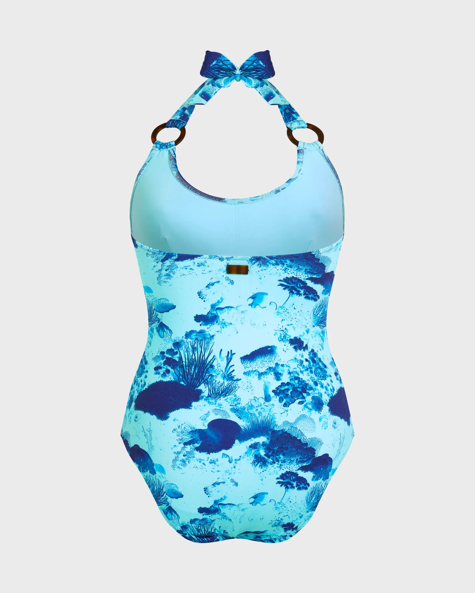 Vilebrequin - Coral Reef Neckholder-badeanzug Für Damen - Bademode - Fire - Blau - Größe L – Bild 2