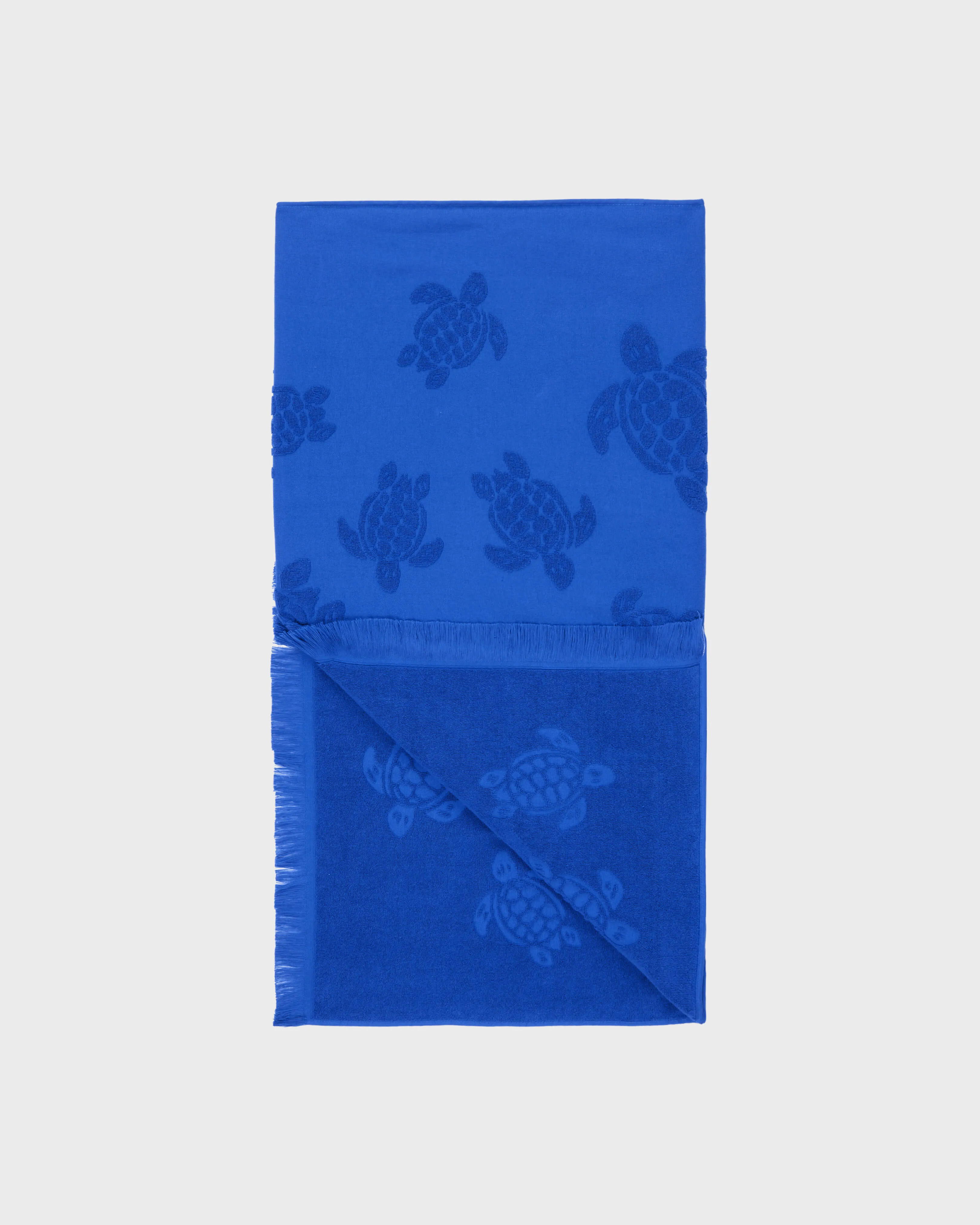 Vilebrequin - Strandtuch Aus Bio-baumwolle Schildkröten-jacquard - Strandtuch - Santah - Blau - Größe OSFA – Bild 2