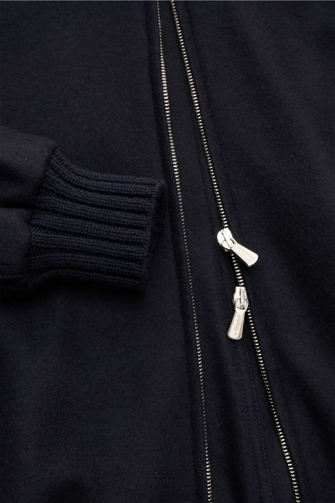 Mandelli - Herren - Jersey-Blouson navy – Bild 4