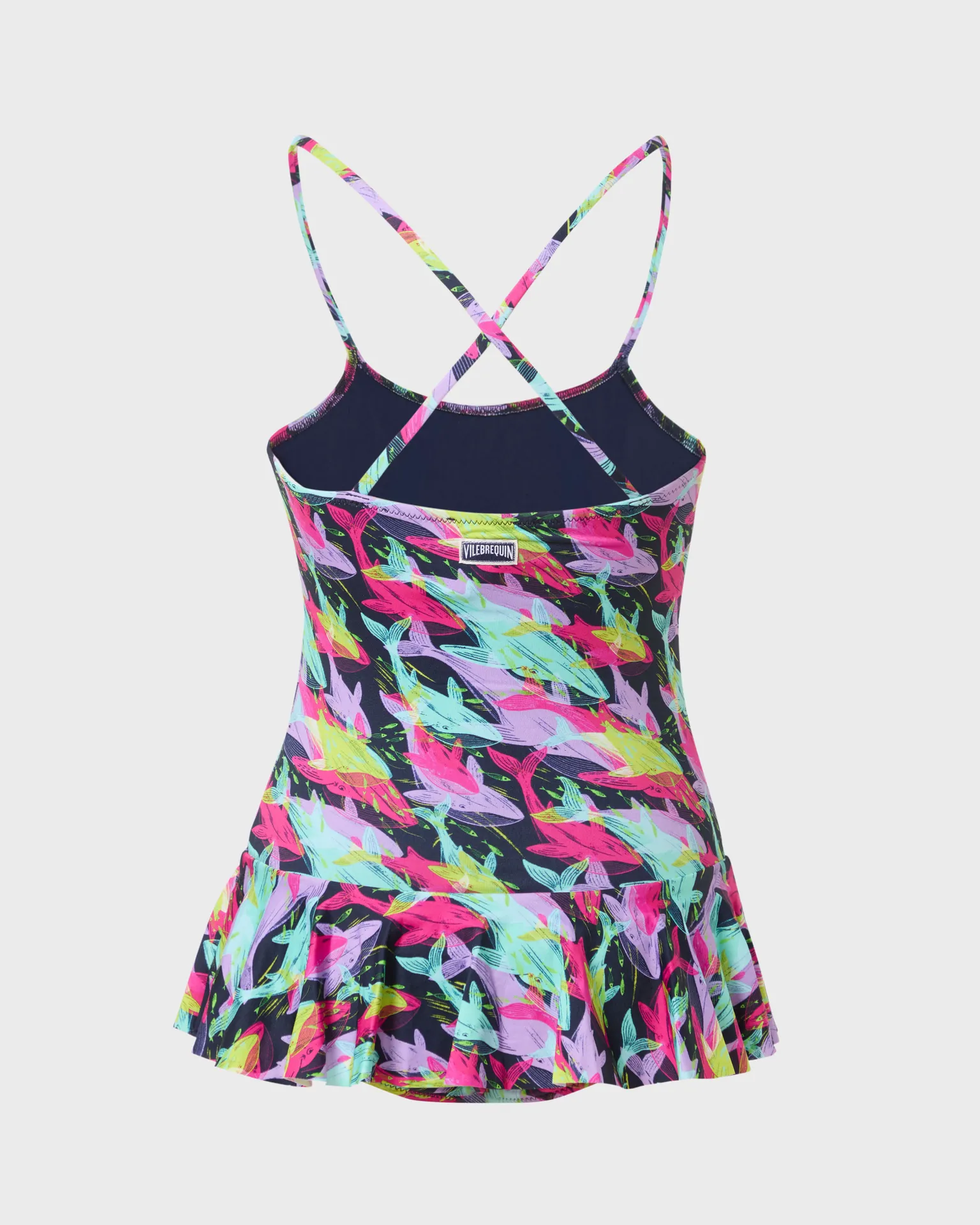 Vilebrequin - Whales Offset Badeanzug Für Mädchen - Bademode - Grilly - Blau - Größe 14 – Bild 2