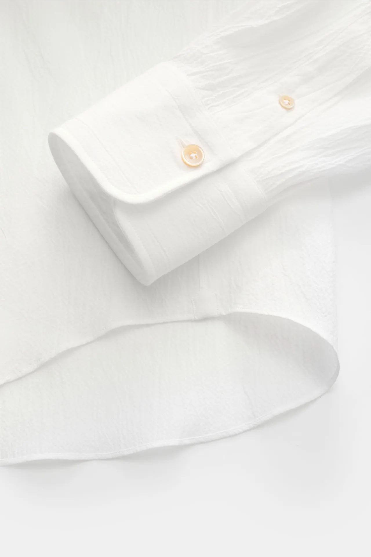 Gherardi - Herren - Casual Hemd Haifisch-Kragen weiß – Bild 3