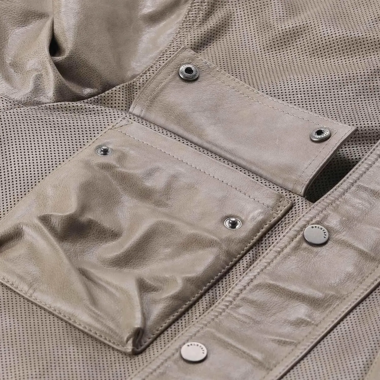 Belstaff - Jacke aus Leder - Größe 48 - bunt – Bild 3