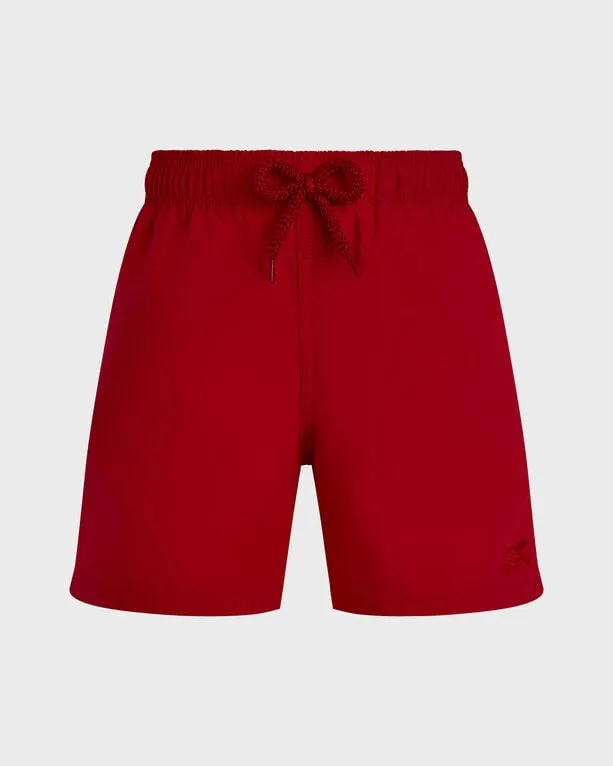 Vilebrequin - Mit Wasser Reagierende Ronde Des Tortues Badeshorts Für Jungen - Bademode - Jim - Rot - Größe 8 Vilebrequin - Mit Wasser Reagierende Ronde Des Tortues Badeshorts Für Jungen - Bademode - Jim - Rot - Größe 8