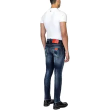 My Brand - MYBRAND RED ON BLUE JEANS BLUE - Größe 36 - blue