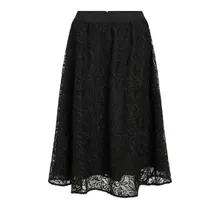 Karl Lagerfeld - ROCK MIT ORCHIDEENSTICKEREI - Größe 42 - schwarz Karl Lagerfeld - ROCK MIT ORCHIDEENSTICKEREI - Größe 42 - schwarz