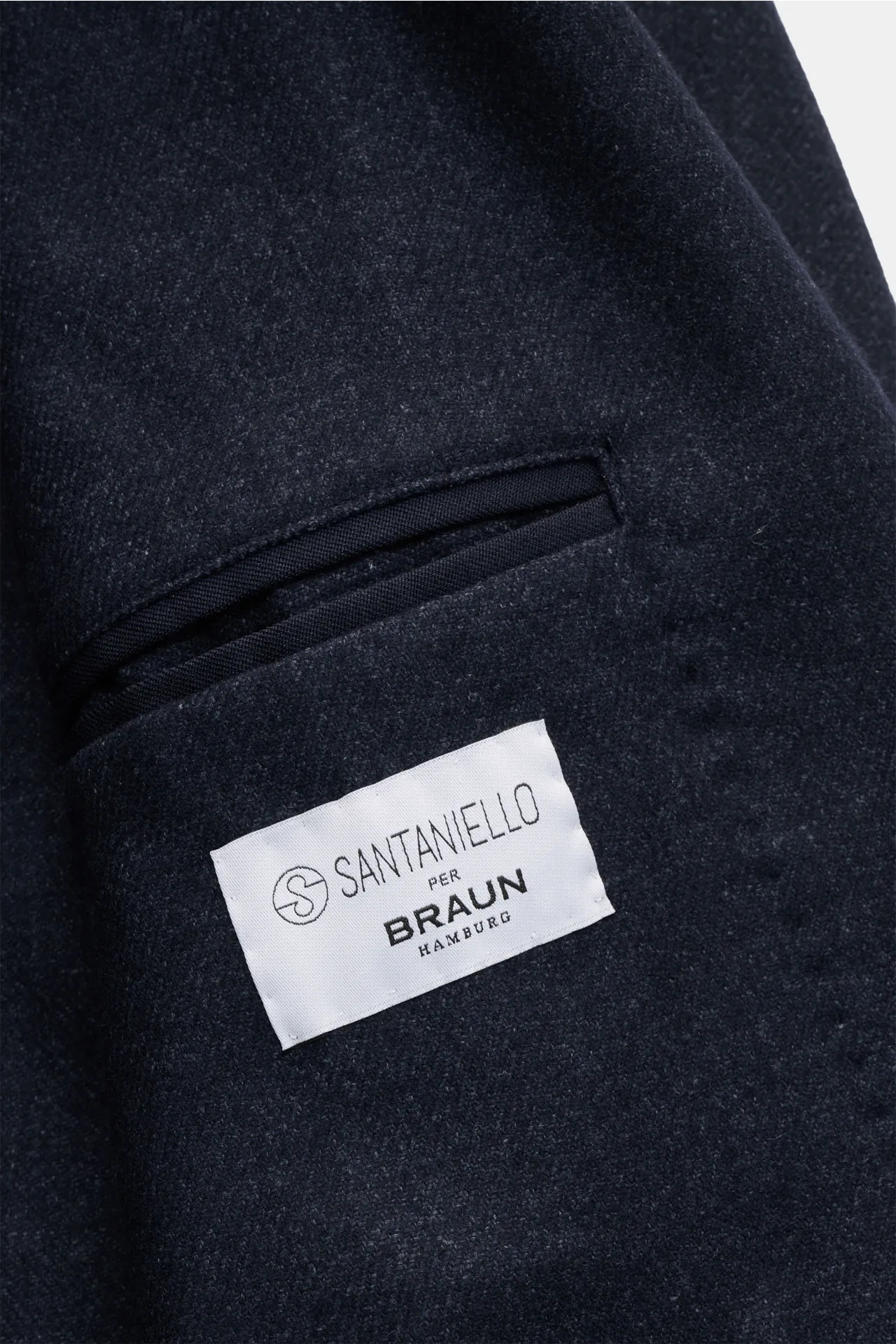 Santaniello - Herren - Sakko dark navy meliert – Bild 4