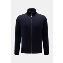 B.F. Knitwear - Herren - Merino Strickjacke navy B.F. Knitwear - Herren - Merino Strickjacke navy