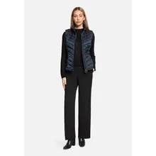 Steppweste mit Stehkragen